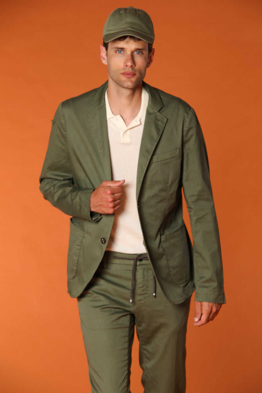 Da Vinci Summer blazer uomo in cotone e tencel