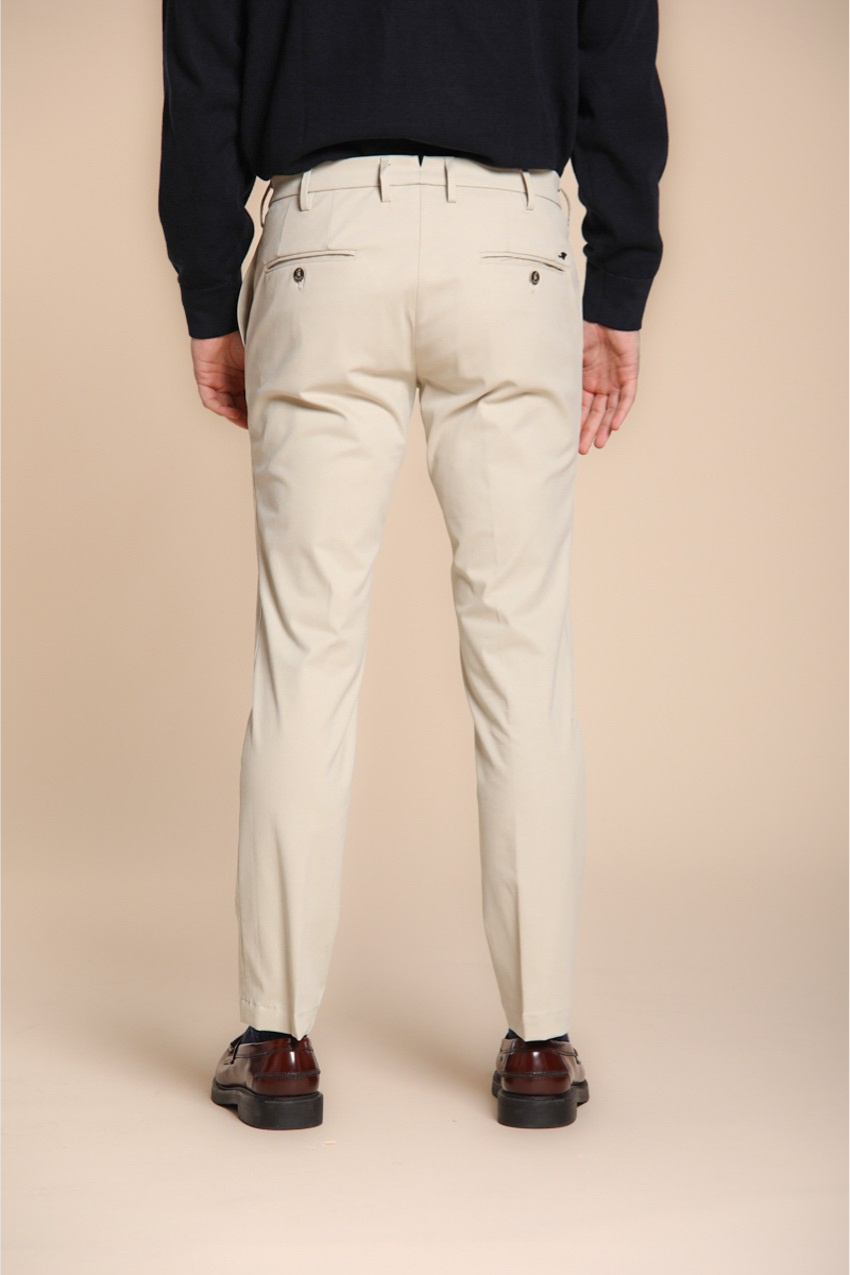 New York pantalone chino uomo in gabardina tinto pezza regular fit