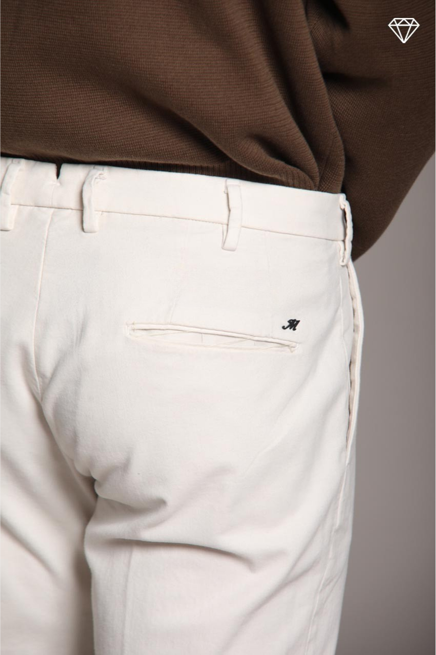 New York Sartoriale pantalone chino uomo sartoriale in cotone lana regular fit ①