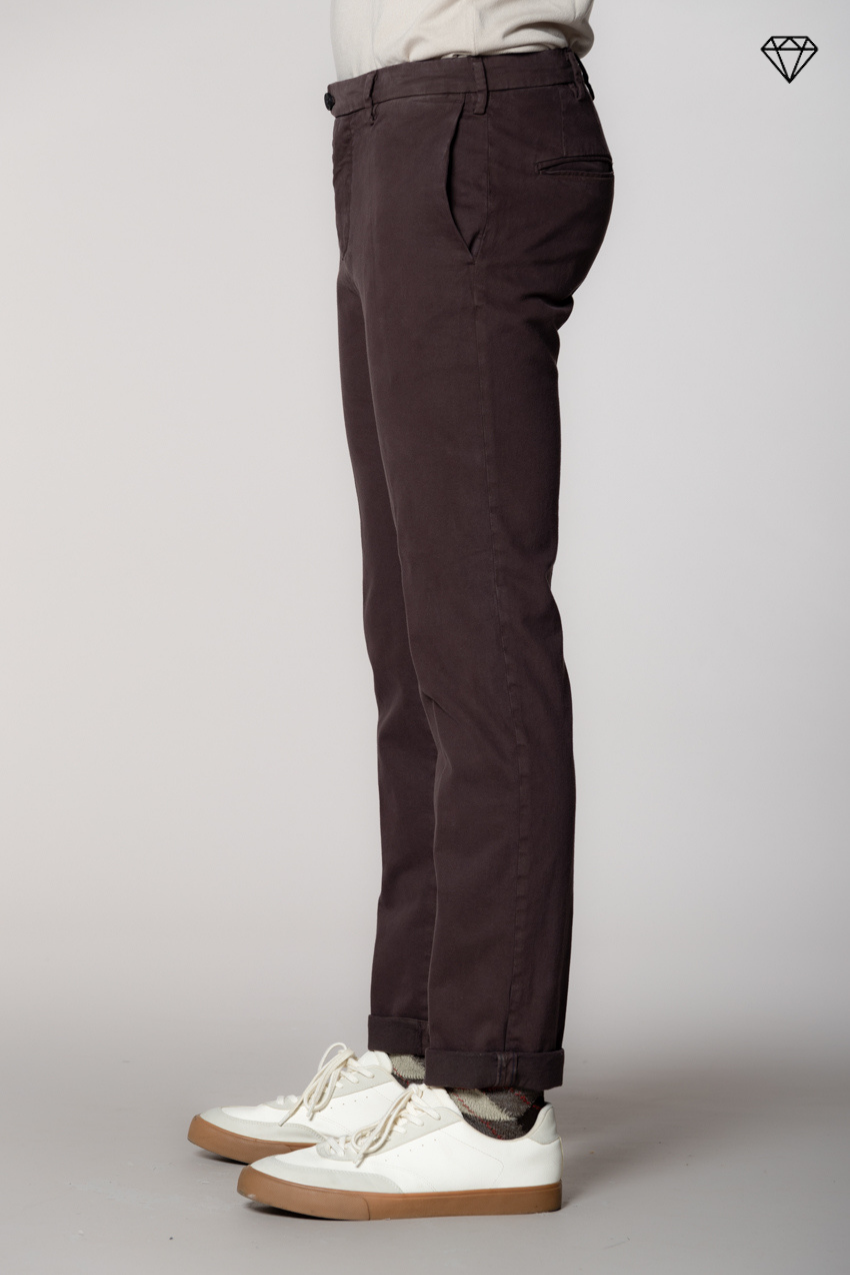 New York Sartoriale pantalone chino uomo sartoriale in cotone lana regular fit ①