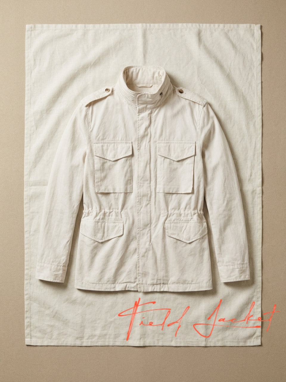 Field Jacket M74 men's jacket in oxford canvas 