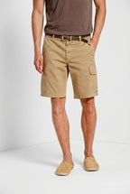 Chile bermuda cargo homme en satin stretch slim fit ①