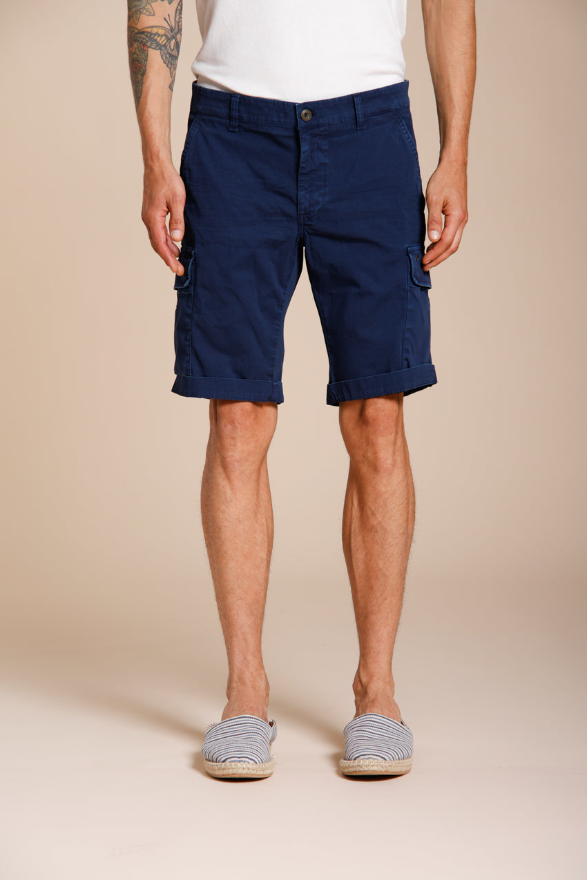 Chile Bermuda Cargo Herren aus Satin Stretch slim fit ①