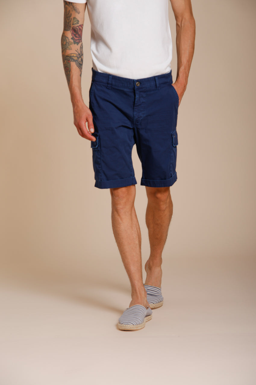 Chile Bermuda Cargo Herren aus Satin Stretch slim fit ①