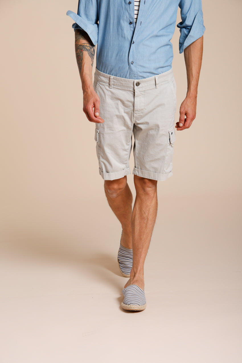 Chile Bermuda Cargo Herren aus Stretchsatin slim fit ①