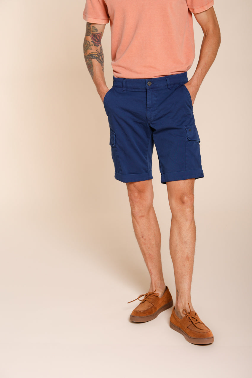 Chile Bermuda Cargo Herren aus Stretch-Satin slim fit ①