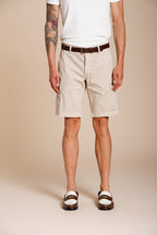 Chile Bermuda Cargo Herren aus Stretch-Satin slim fit ①