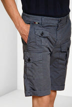 George Coolpocket men's cargo bermuda in stretch gabardine logo edition carrot fit ①