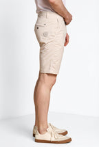 John Coolkhinos bermuda chino uomo in cotone pima logo edition carrot fit ①