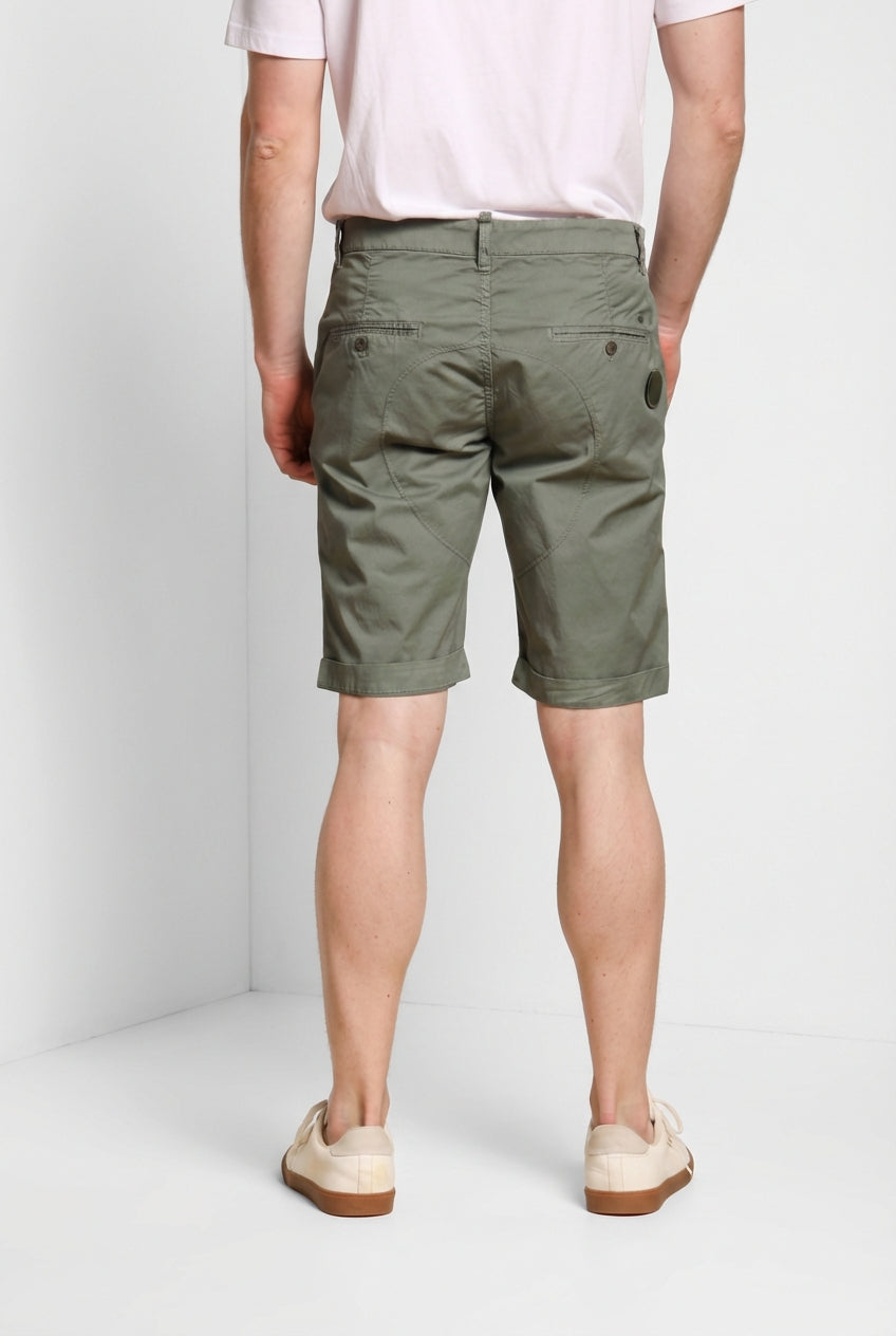 John Coolkhinos bermuda chino uomo in cotone pima logo edition carrot fit ①