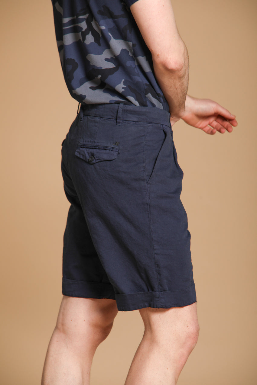 Pinces 22 Brocken Herren-Chino-Bermuda aus Baumwoll-Hanf-Mischung Relaxed Fit