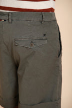Chinos bermuda chino uomo in twill leggero stretch relaxed fit