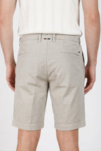 Boston delamere bermuda chino uomo in twill stretch relaxed fit