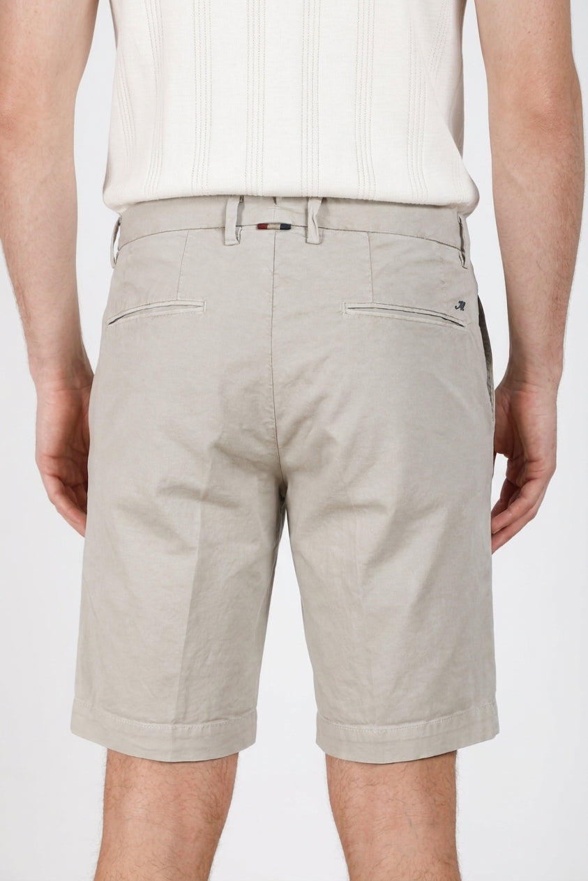 Boston delamere bermuda chino uomo in twill stretch relaxed fit