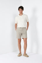 Boston delamere bermuda chino uomo in twill stretch relaxed fit