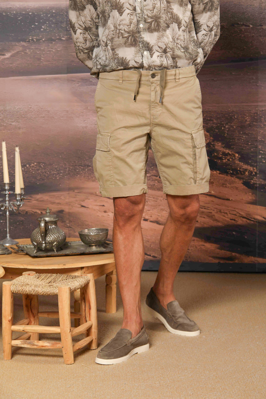 Cargo M74 Herren Cargo Bermuda aus Baumwoll-Twill Relaxed Fit