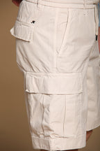 Cargo M74 Herren-Cargo-Bermuda aus Baumwoll-Canvas-Oxford Relaxed Fit