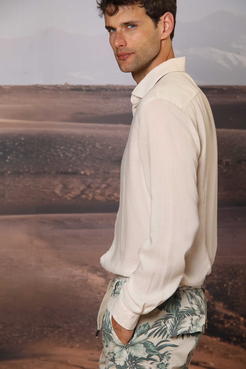 Torino Herren Langarmhemd aus Tencel