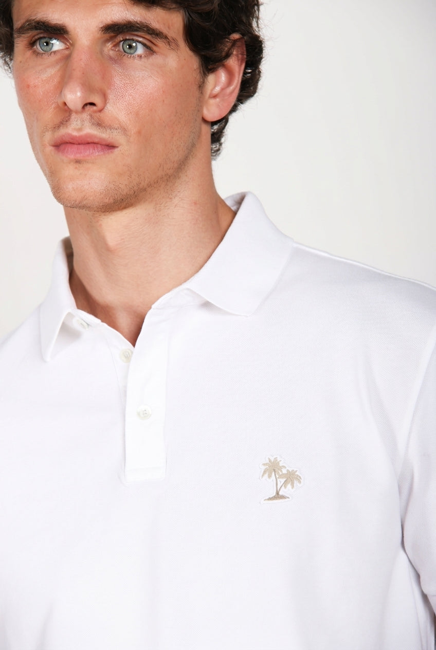 Leopardi men's polo shirt in piquet ①