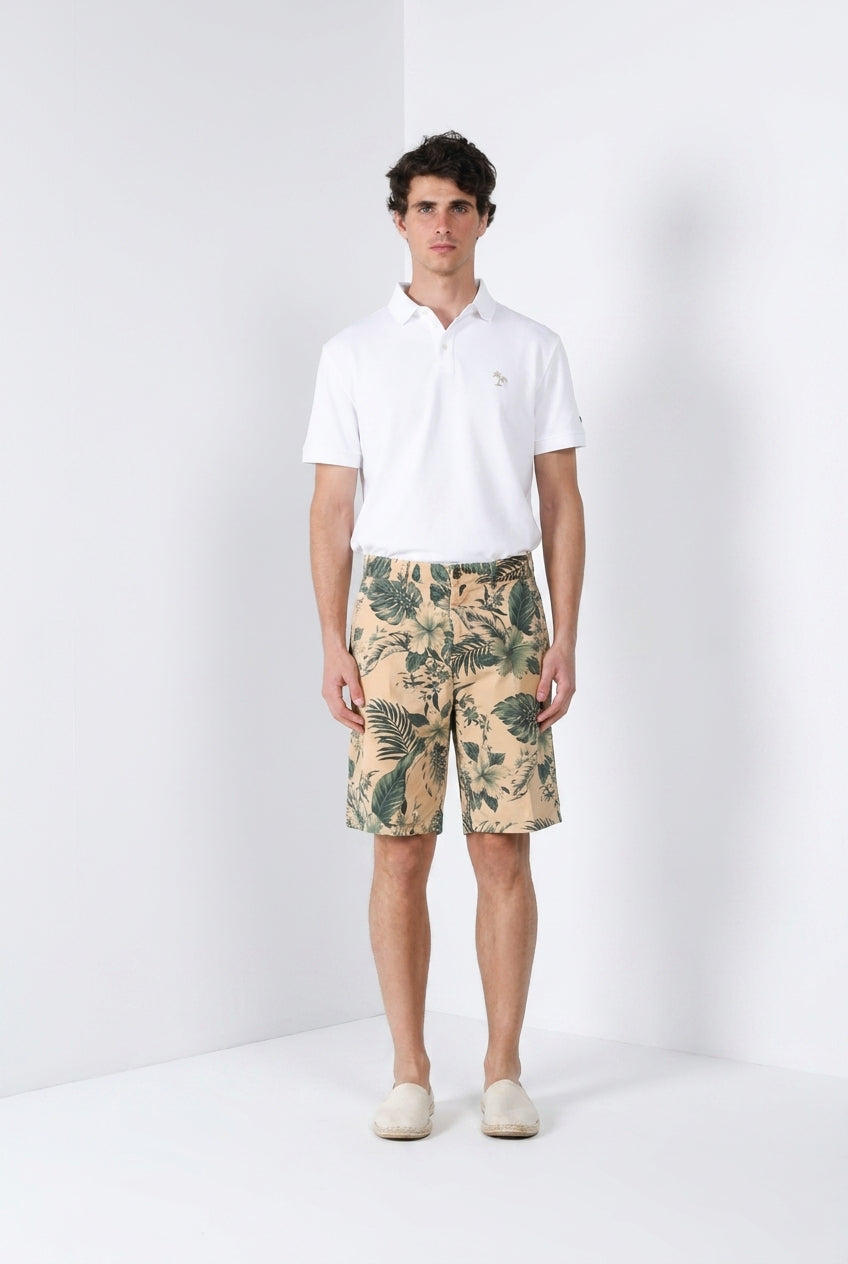 Leopardi men's polo shirt in piquet ①