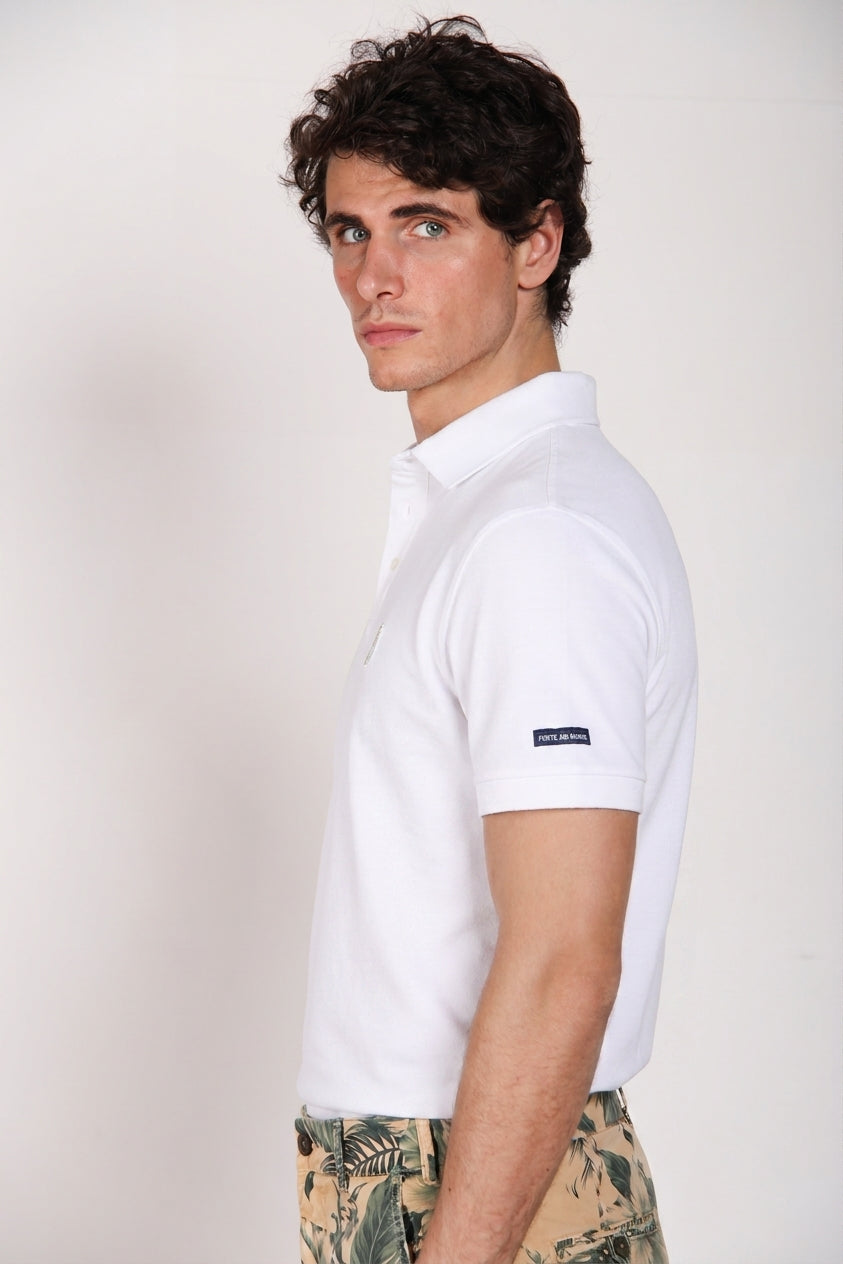 Leopardi men's polo shirt in piquet ①