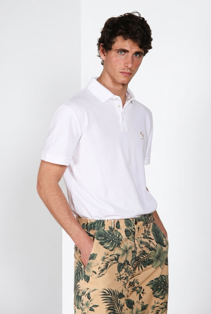 Leopardi polo hombre de piqué ①