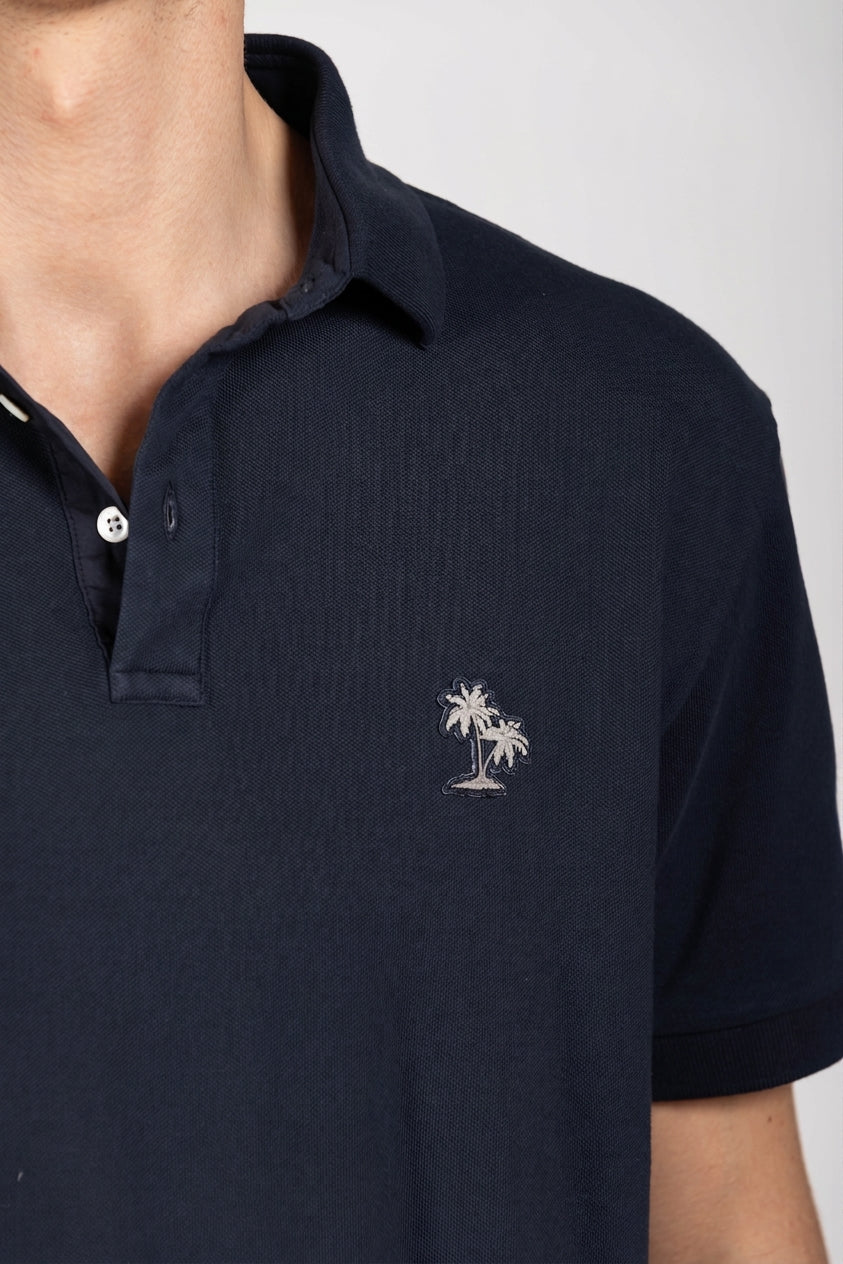 Leopardi men's polo shirt in piqué ①