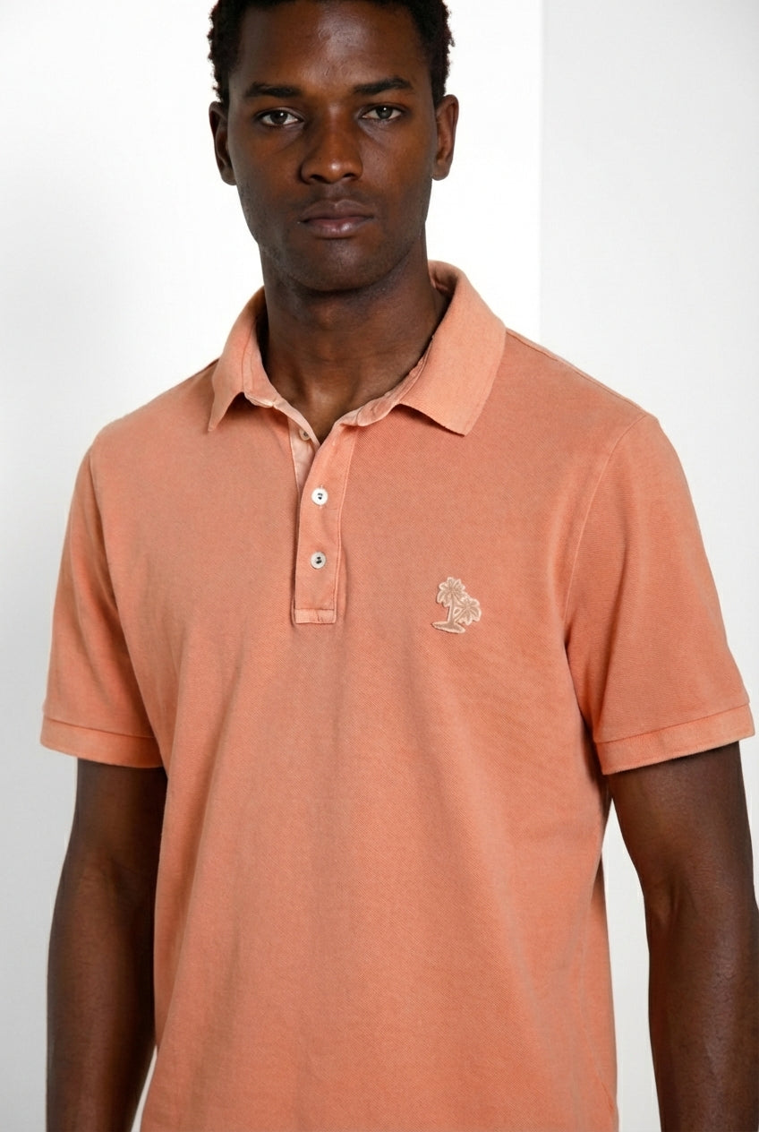 Leopardi delamere men's polo shirt in piquet