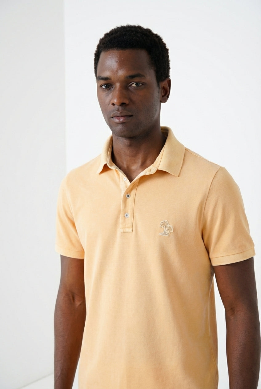 Leopardi delamere men's polo shirt in piquet