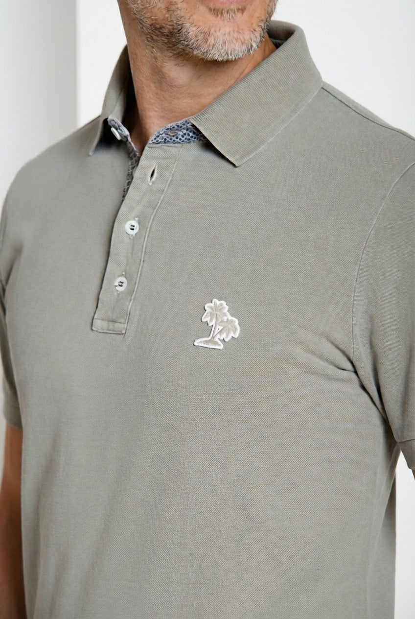 Leopardi delamere polo hombre en piqué 