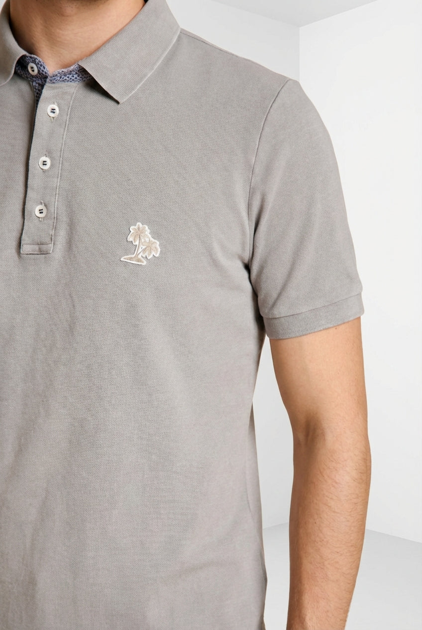 Leopardi delamere men's polo shirt in piquet