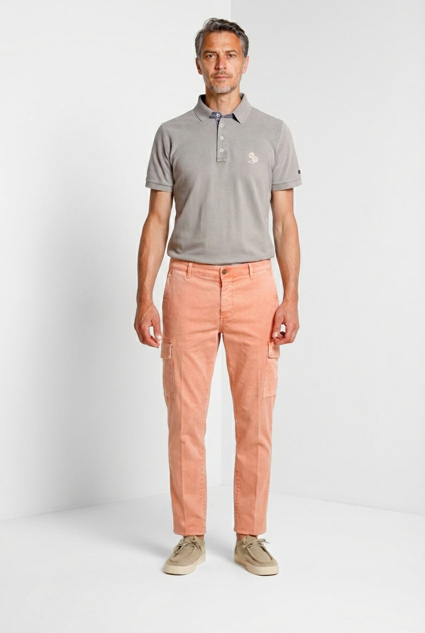 Leopardi delamere men's polo shirt in piquet