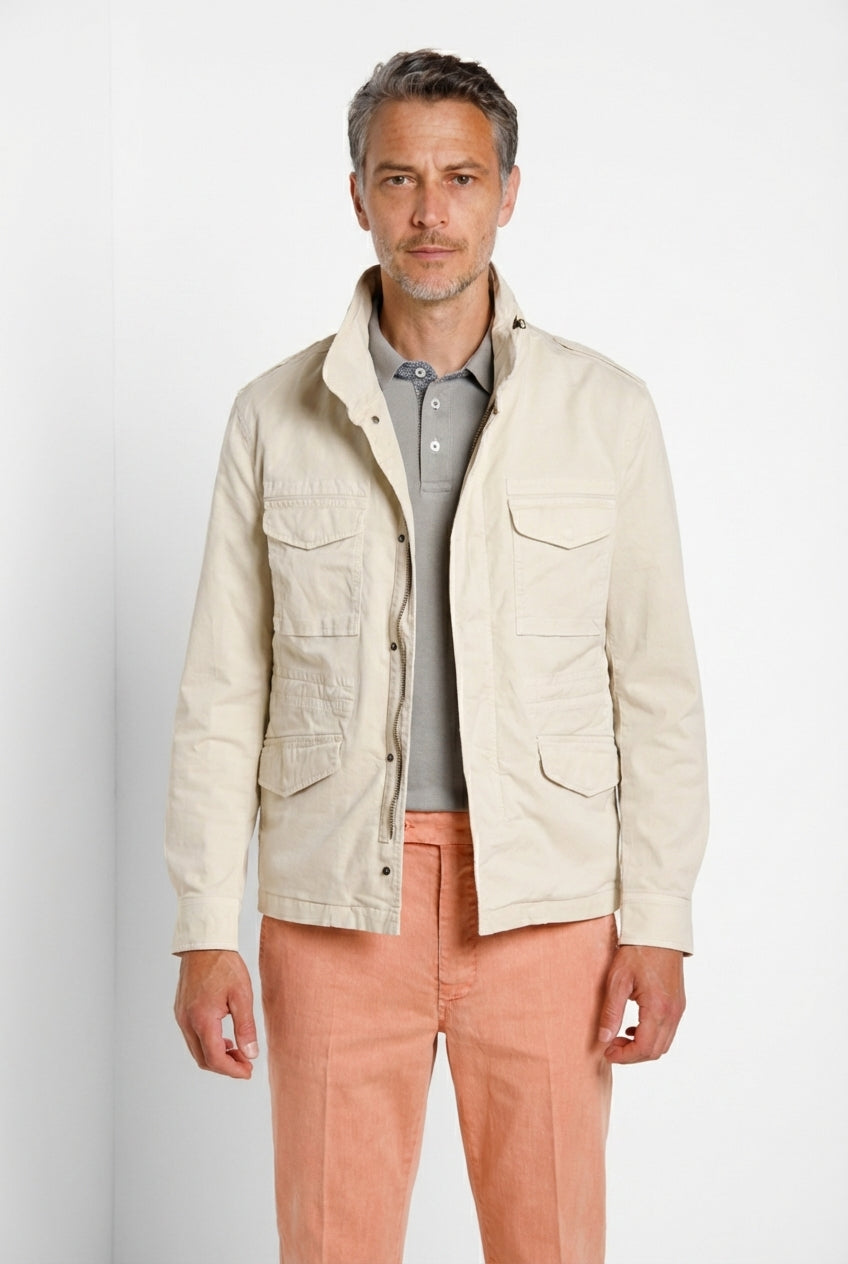 Jacket M74 delamere uomo in twill stretch