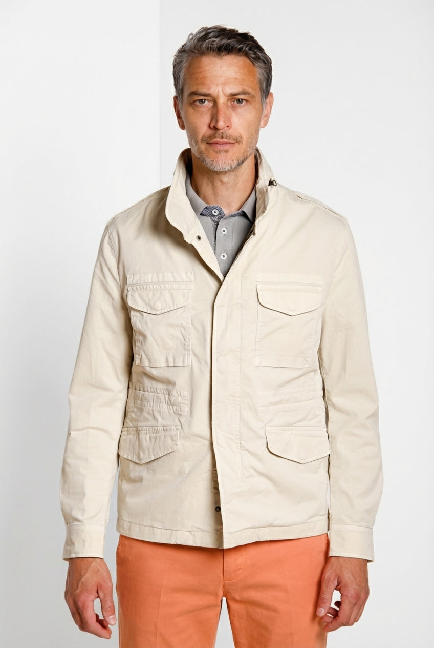 Jacket M74 delamere uomo in twill stretch