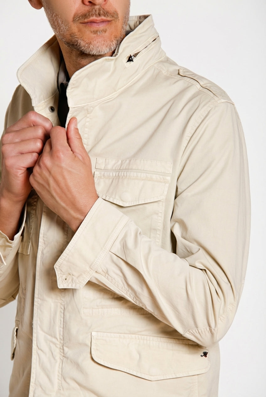Jacket M74 delamere uomo in twill stretch