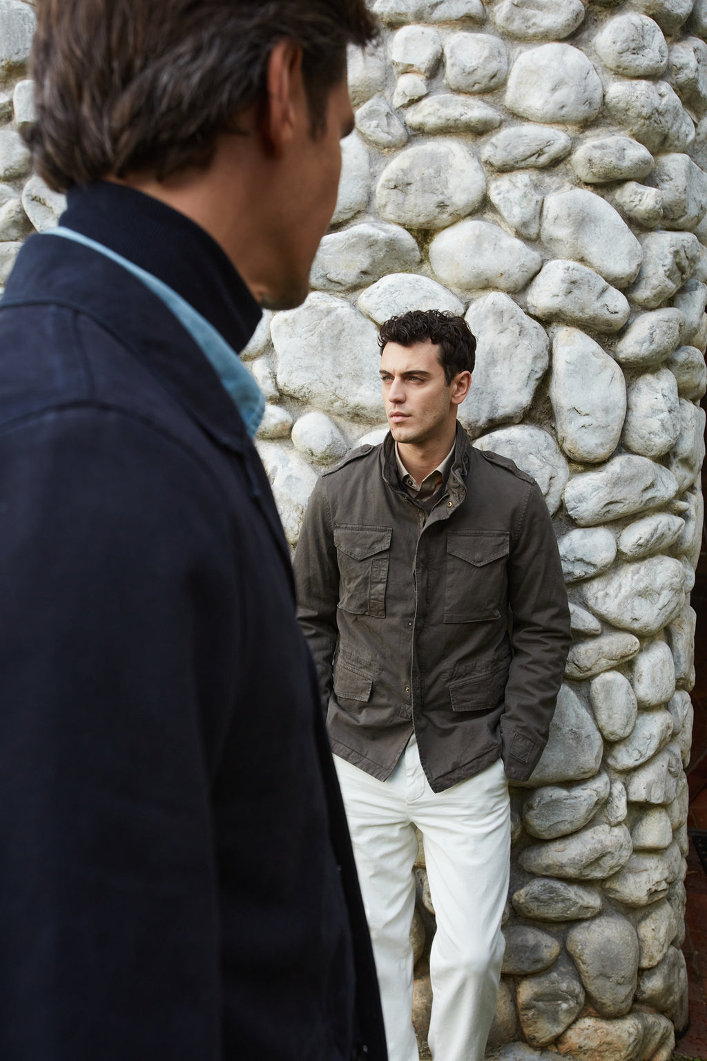 Field Jacket M74 Herren aus Stretch-Baumwolle