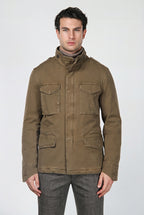 Field Jacket M74 uomo in broken stretch