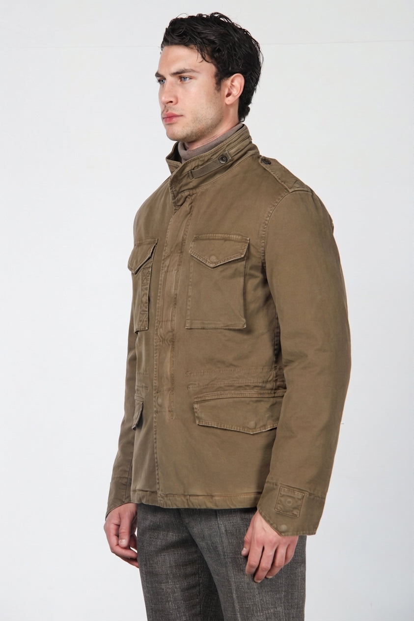 Field Jacket M74 uomo in broken stretch