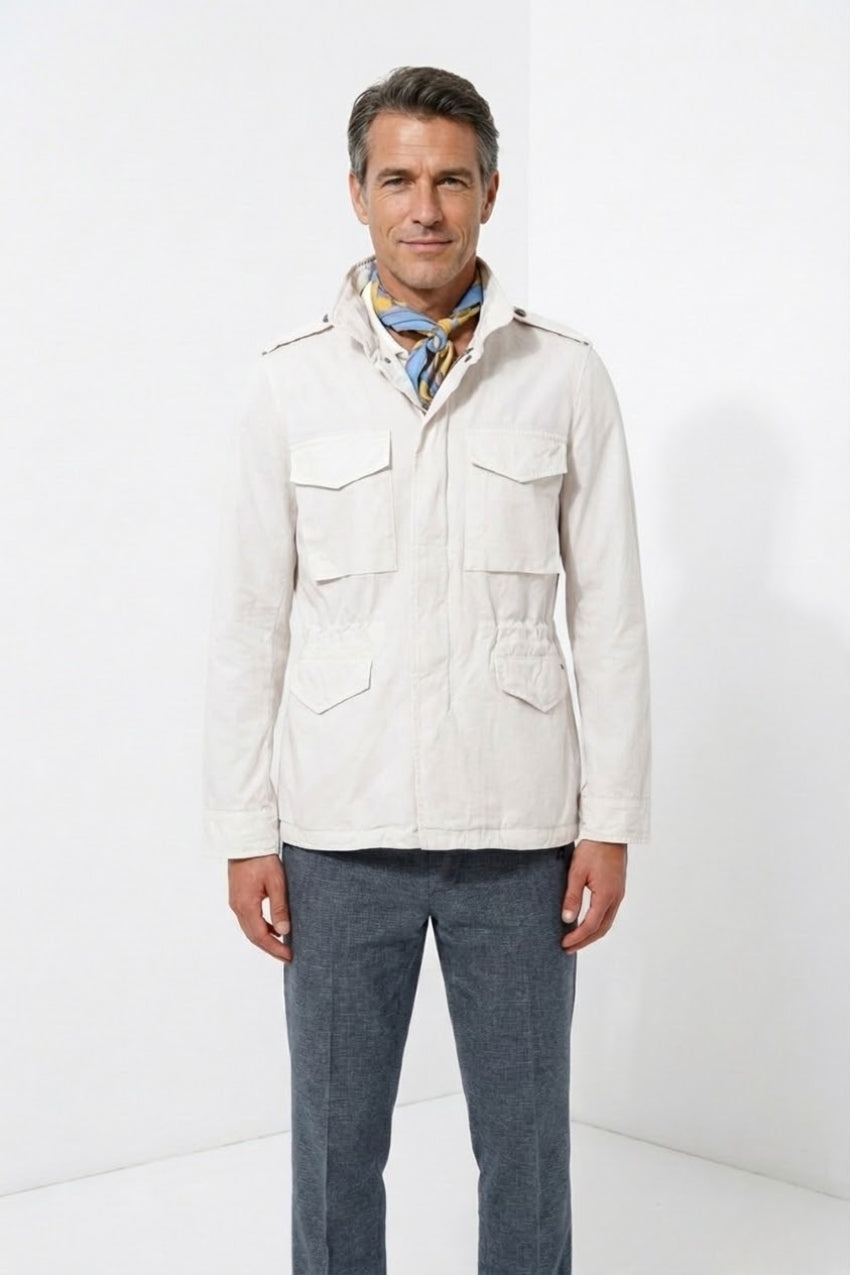 Field Jacket M74 men's jacket in oxford canvas 