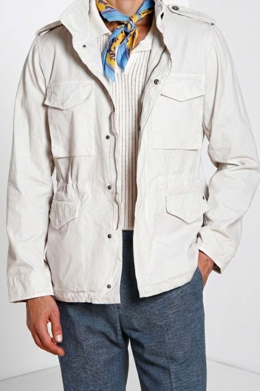 Field Jacket M74 men's jacket in oxford canvas 