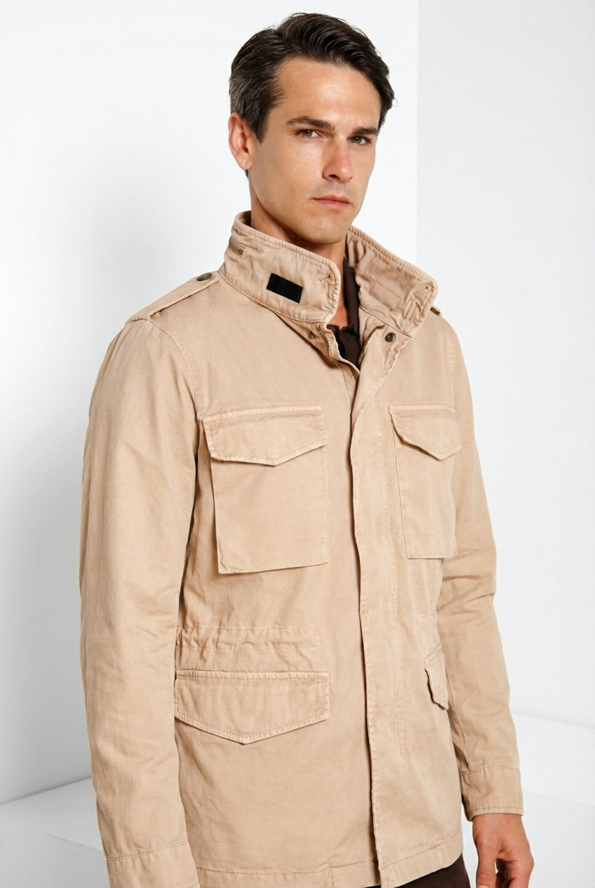 Field Jacket M74 uomo in canvas oxford ①