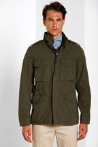 Field Jacket M74 uomo in canvas oxford ①