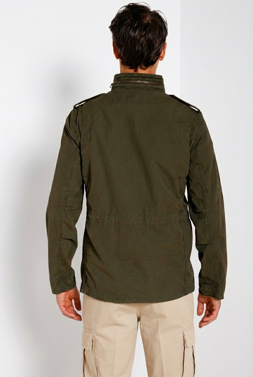 Field Jacket M74 uomo in canvas oxford ①