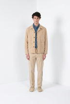 Detroit M74 overshirt uomo in panama fiammata