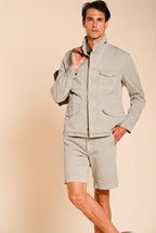 Jacket M74 delamere uomo in twill stretch