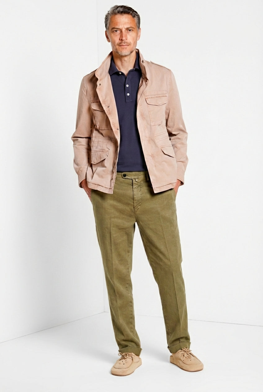 Jacket M74 delamere uomo in twill stretch