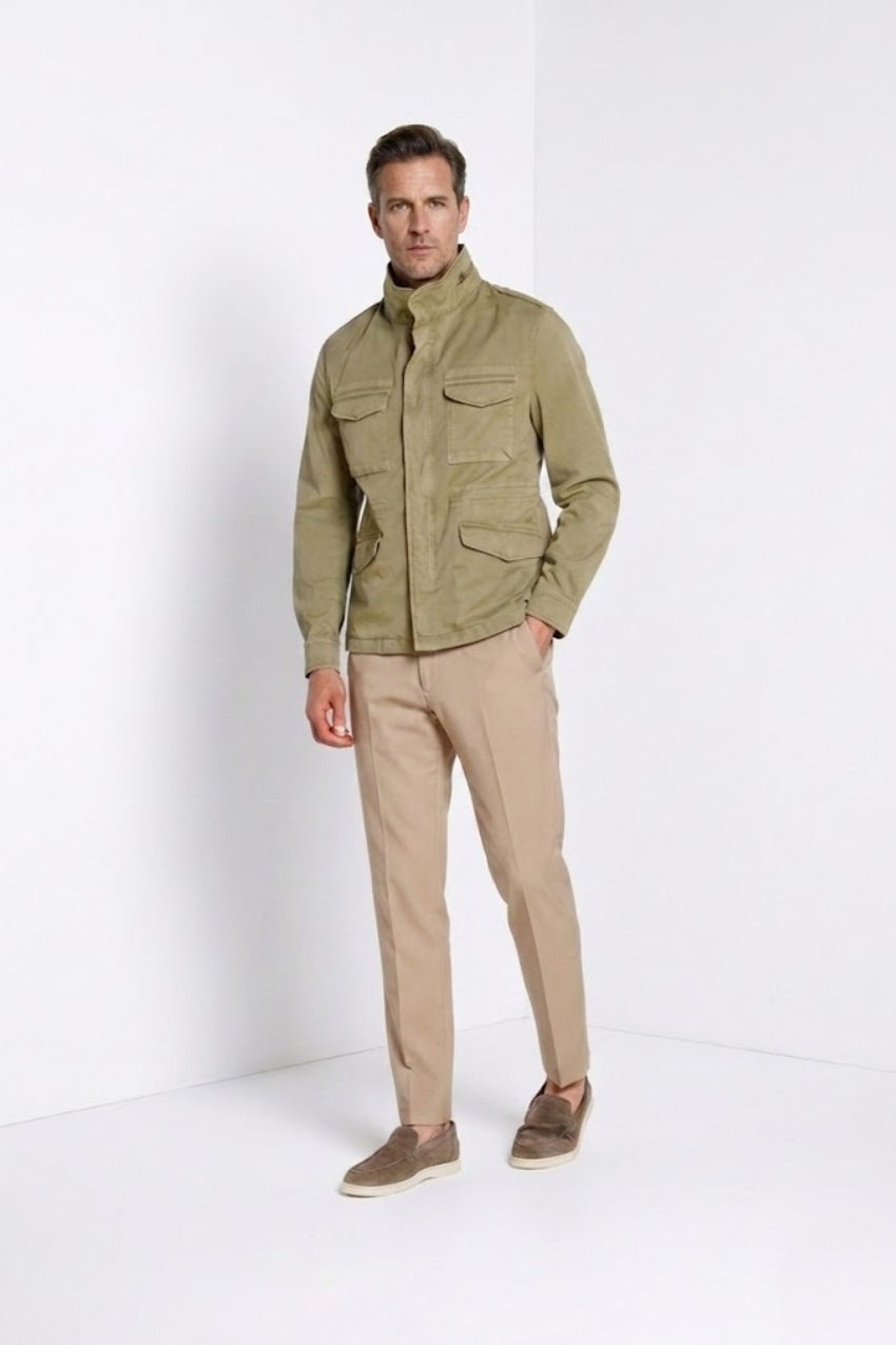 Jacket M74 delamere uomo in twill stretch