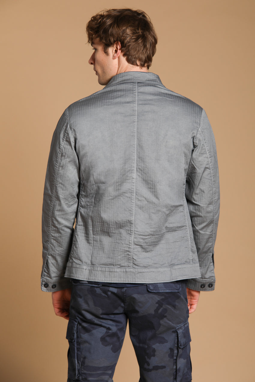 James Overshirt Herren aus Baumwoll-Chevron 