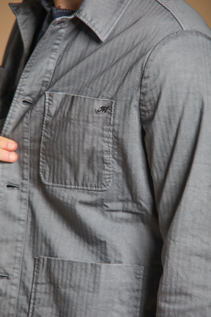 James Overshirt Herren aus Baumwoll-Chevron 