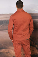 James Overshirt Herren aus Baumwoll-Chevron 